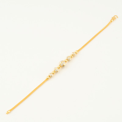 916/22K Gold Bracelet Pandora Boba 2C PGJB181762